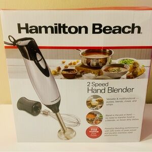 Brand new in box. Hamilton Beach 2-speed hand blender